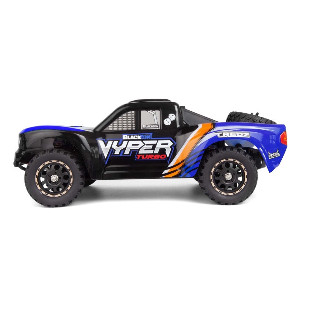 Blackzon Vyper SC Turbo 1/16 4WD 2S Brushless Blue/Orange BZ540276