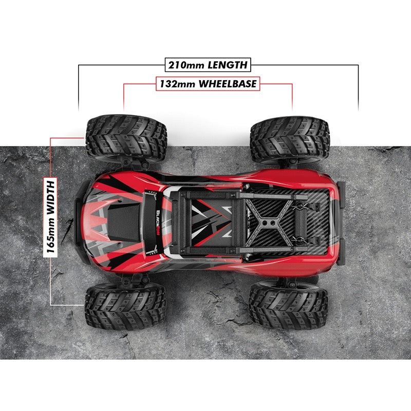 Blackzon 540290 Spryte MT Turbo 1/20 4WD Monster Truck Red 5700135402902