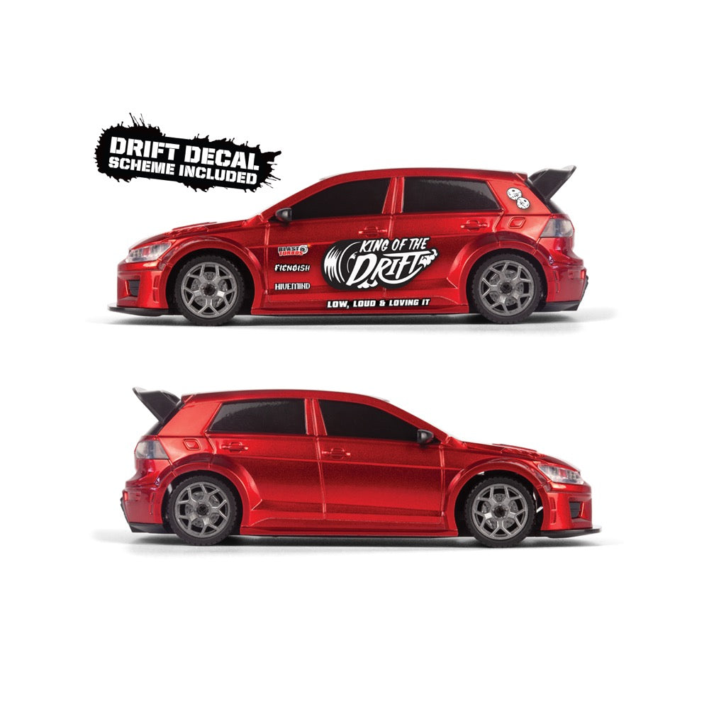 Blackzon Myte D 1/43 Drift Car (Red)