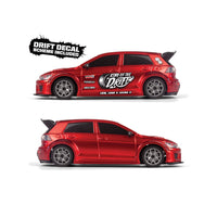 Blackzon Myte D 1/43 Drift Car (Red)