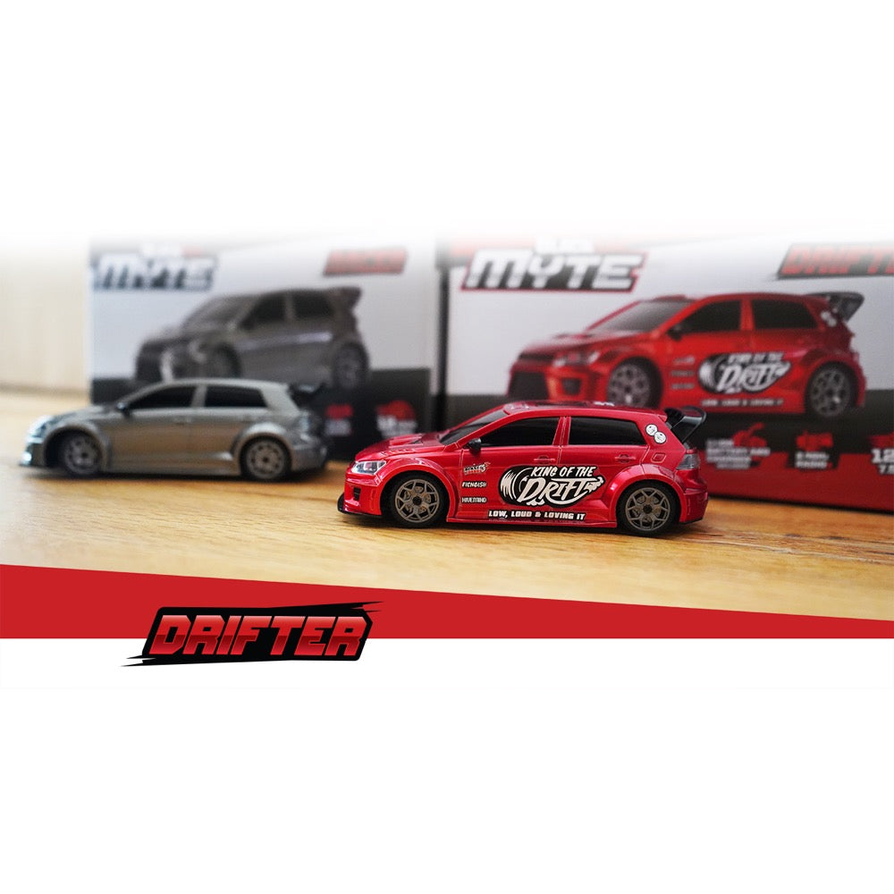 Blackzon Myte D 1/43 Drift Car (Red)