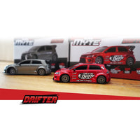 Blackzon Myte D 1/43 Drift Car (Red)