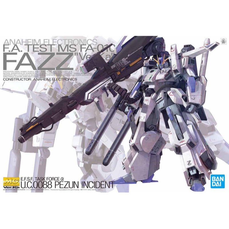 Bandai 5058880 MG 1/100 Fazz Ver.Ka Gundam Sentinel |  Hobbies Online