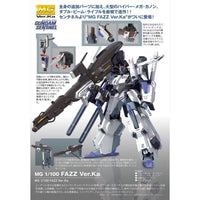 Bandai 5058880 MG 1/100 Fazz Ver.Ka Gundam Sentinel |  Hobbies Online