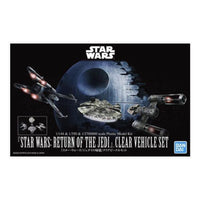 Bandai 5058212 Star Wars Return Of The Jedi Clear Vehicle Set three scales |  Hobbies Online