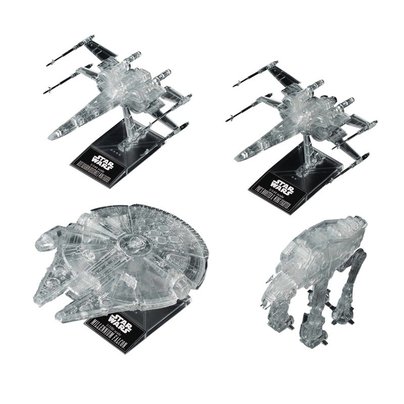 Bandai 5058919 1/144-1/350-1/540 Star Wars The Last Jedi Clear Vehicle Set |  Hobbies Online