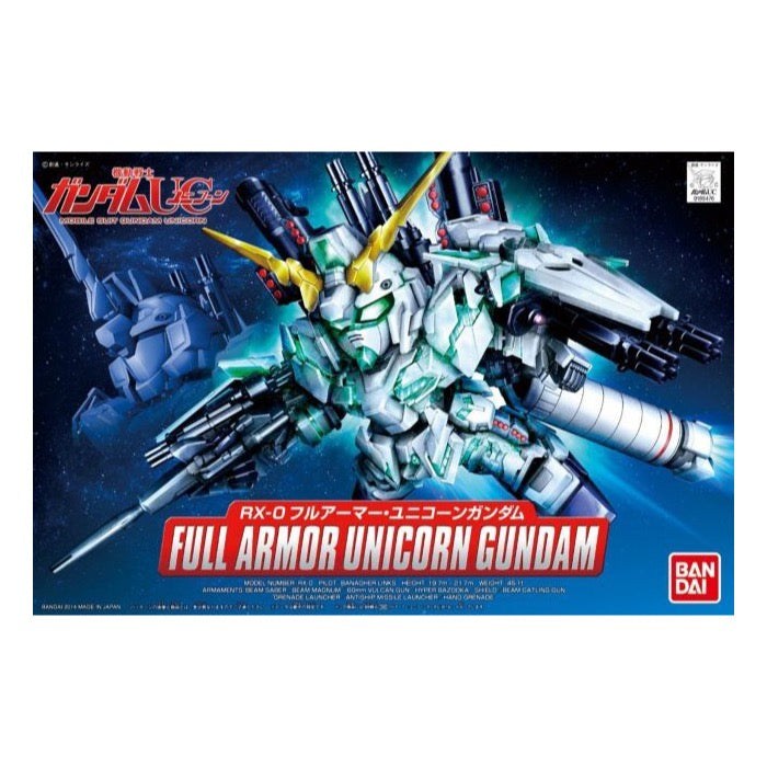 Bandai 5059029 BB390 Full Armor Unicorn SD Gundam |  Hobbies Online