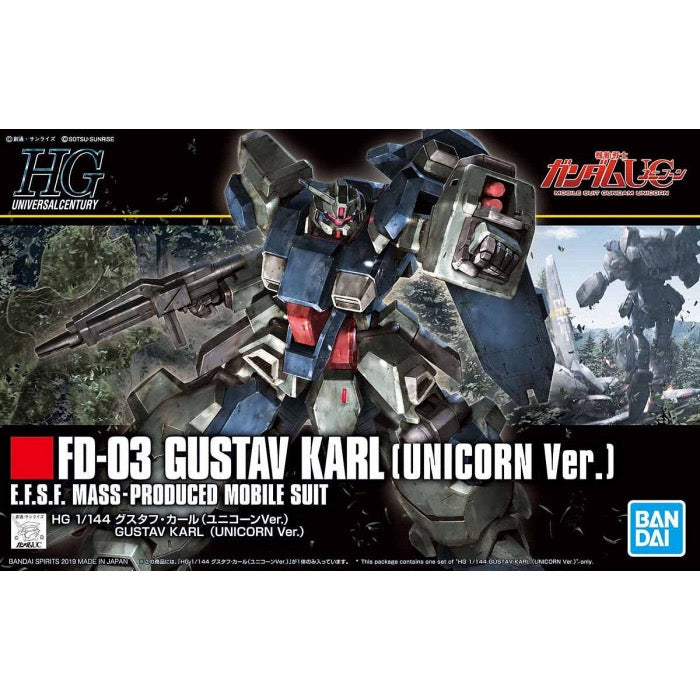 Bandai 5056751 HGUC 1/144 Gustav Karl Unicorn Version Gundam UC |  Hobbies Online
