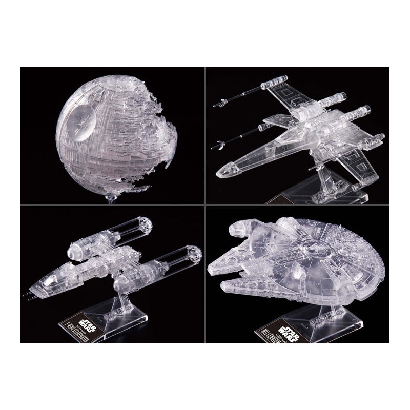 Bandai 5058212 Star Wars Return Of The Jedi Clear Vehicle Set three scales |  Hobbies Online