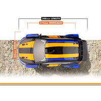 Blackzon Vyper RX Turbo 1/16 4WD 2S Brushless Rally Car (Blue/Orange)