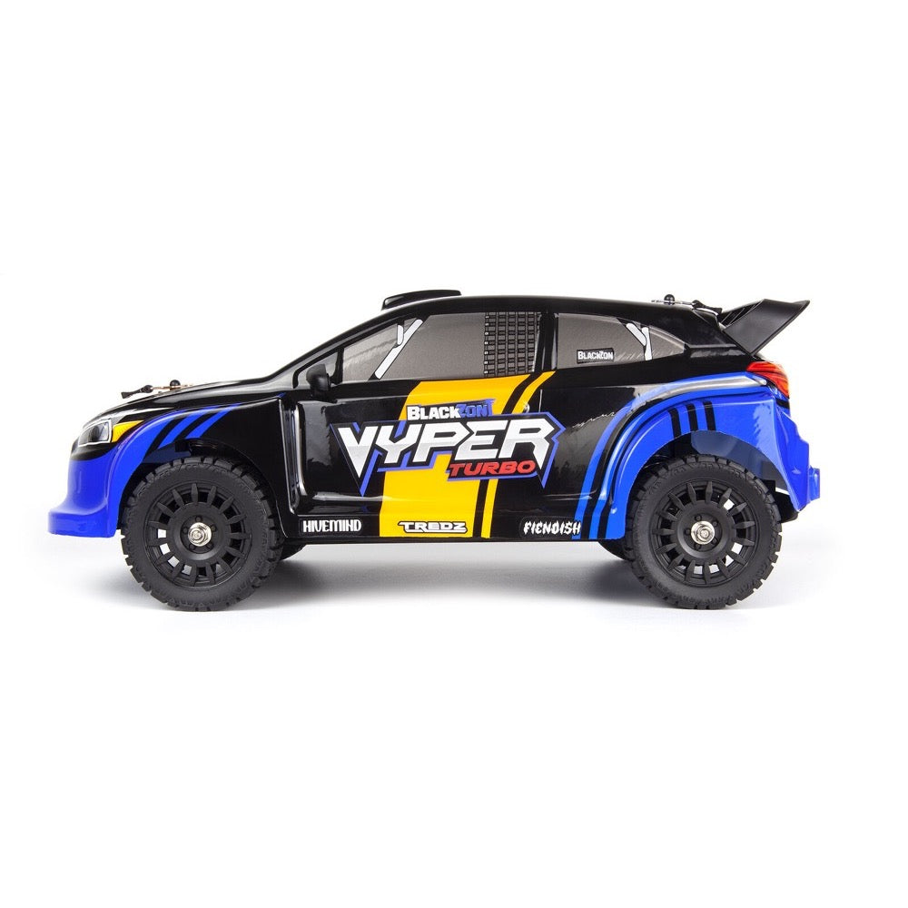 Blackzon Vyper RX Turbo 1/16 4WD 2S Brushless Rally Car (Blue/Orange)
