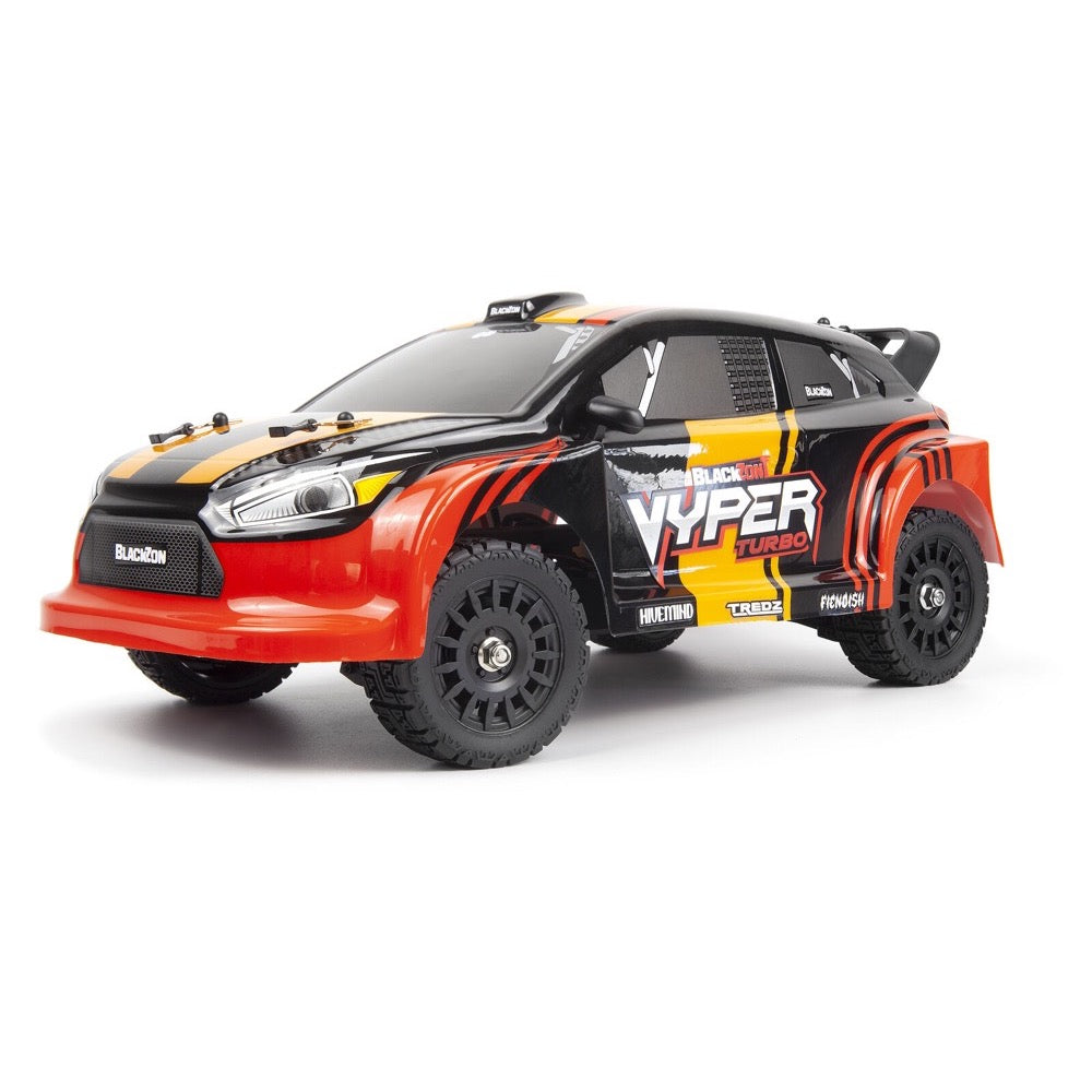 Blackzon Vyper RX Turbo 1/16 4WD 2S Brushless Rally Car (Red/Orange)