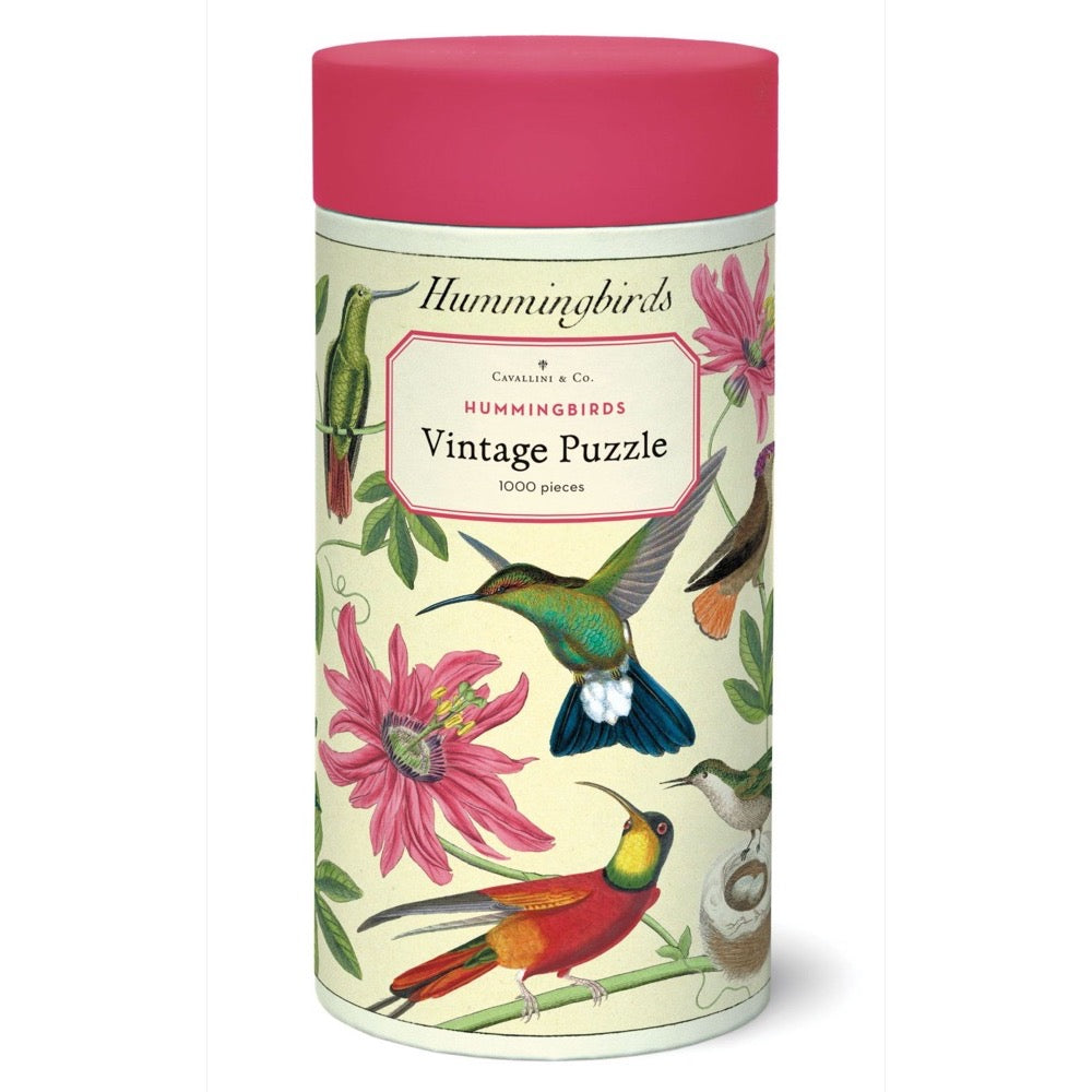 Cavallini Hummingbird 1000pc Jigsaw Puzzle 9781635449921