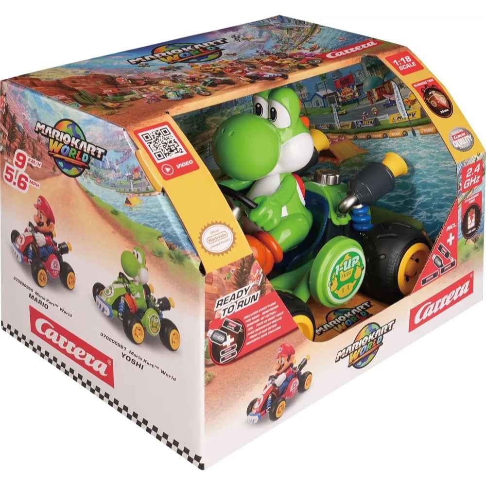 Carrera 1/18 Mario Kart World-Yoshi 2.4 GHz & USB