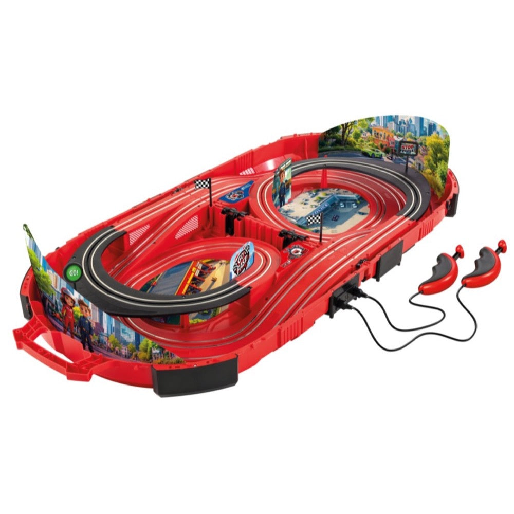 Carrera 16001 Speed Arena Police Chase Cars Case Slot Car Set