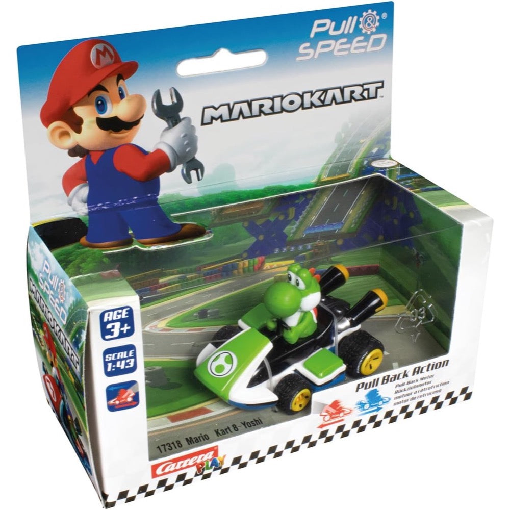 Carrera 17039 Mario Kart 8 Pull & Speed Car Assorted (1pc)