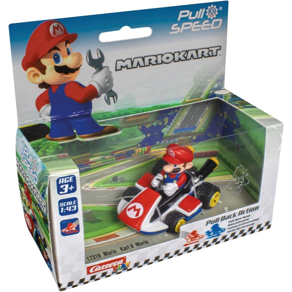Carrera 17069 Mario Kart Special Pull & Speed Car Assorted (1pc)