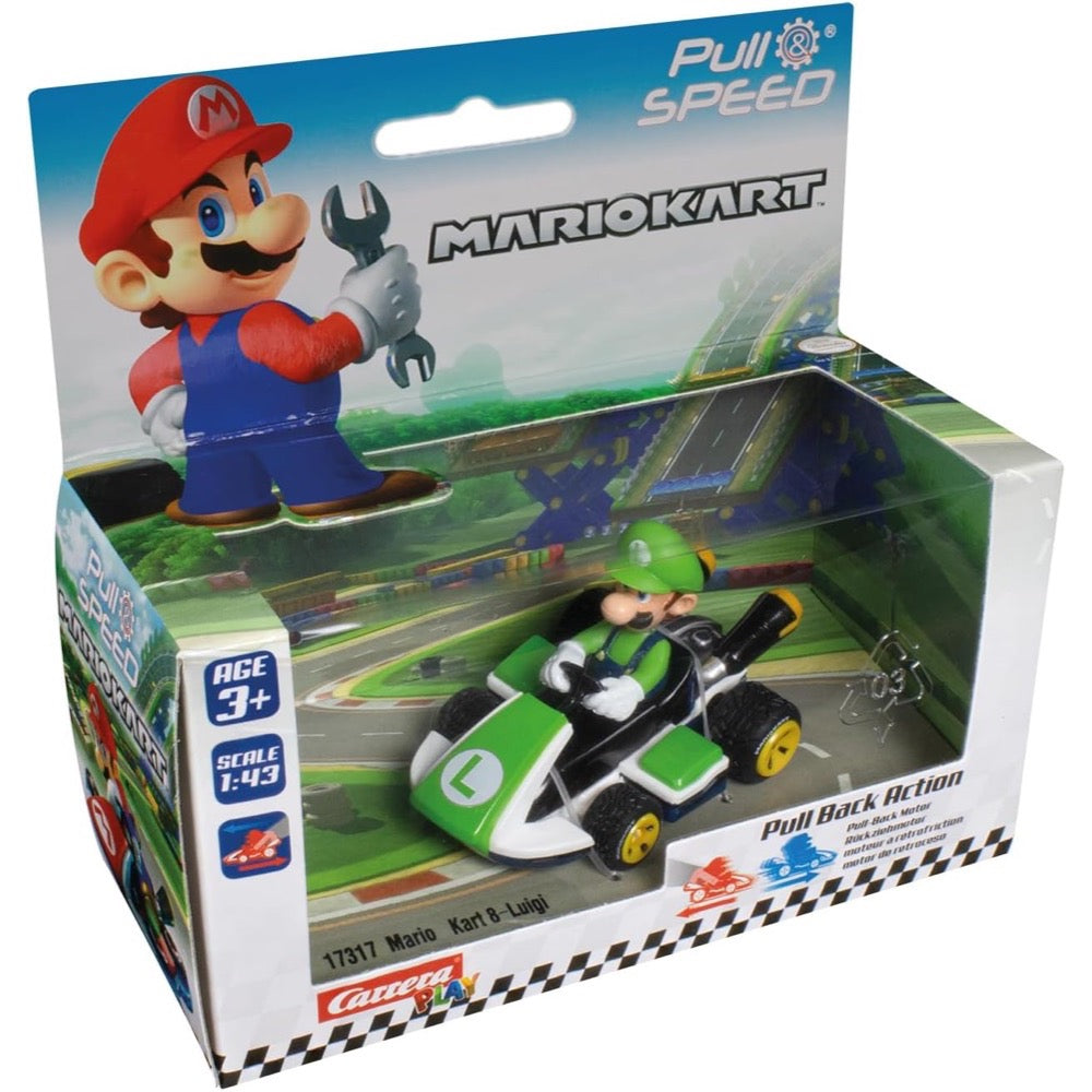 Carrera 17069 Mario Kart Special Pull & Speed Car Assorted (1pc)
