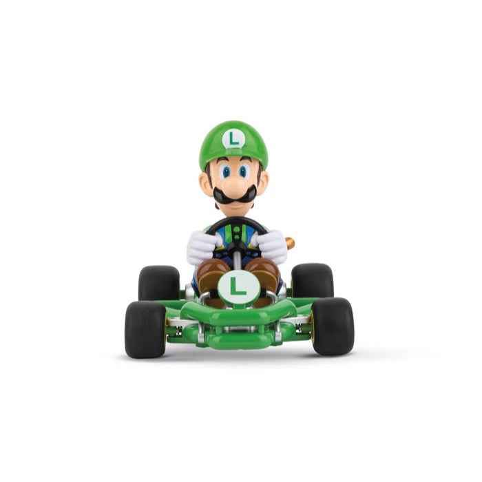 Carrera 200984P 1/18 2.4 GHz Radio Controlled Mario Kart Pipe Kart Luigi