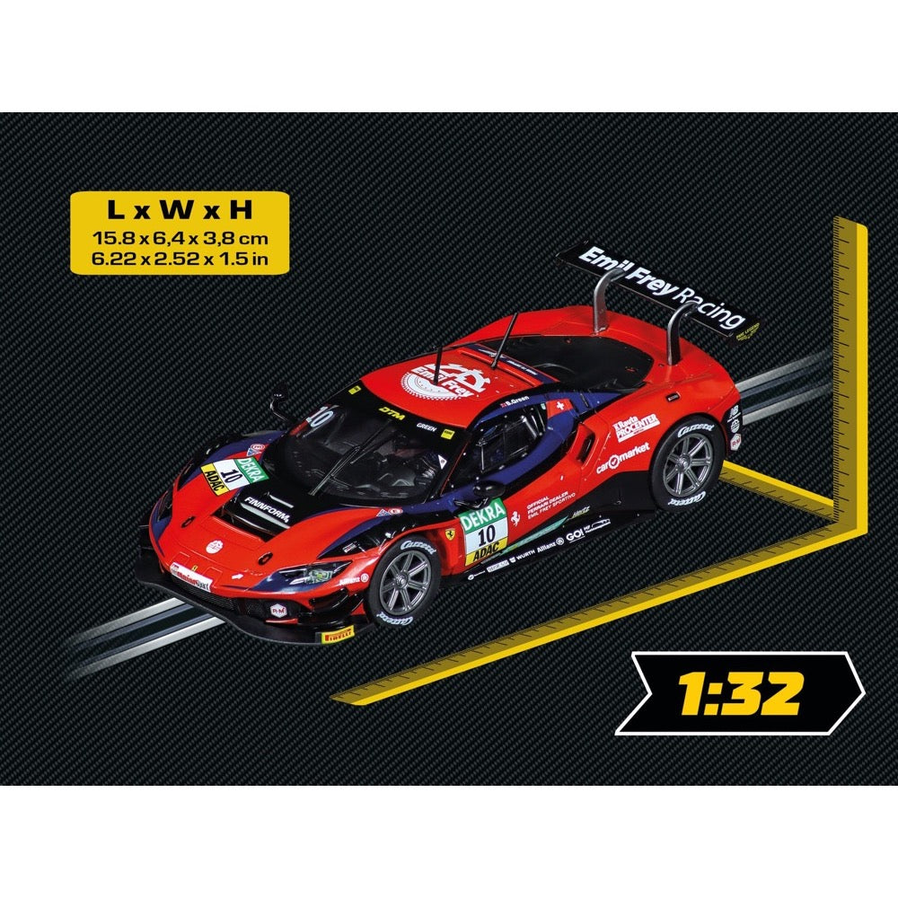 Carrera 32136 Digital 132 Ferrari 296 GT3 Emil Frey Racing No.10 DTM 2025 Slot Car
