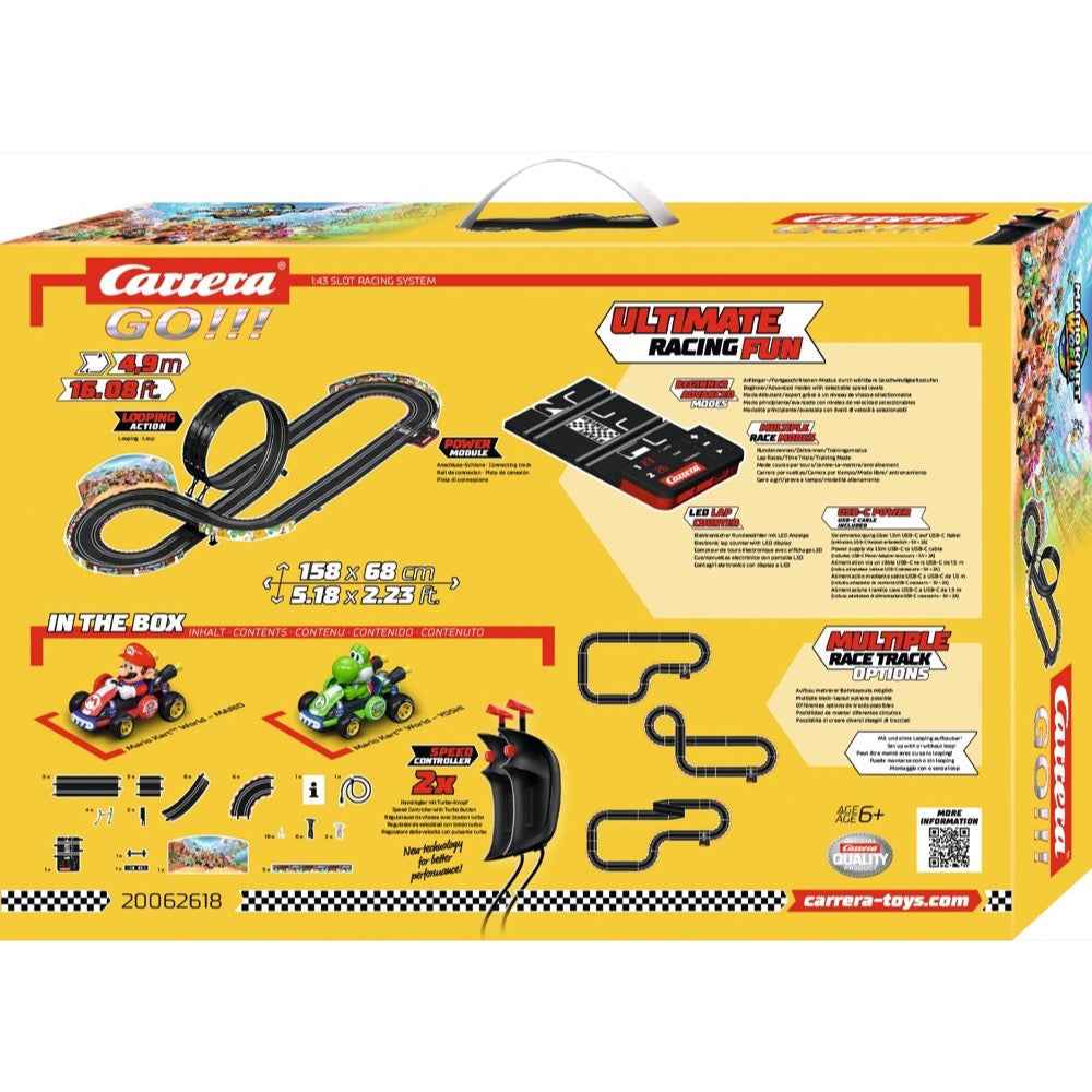 Carrera 1/43 Mario Kart World Set with 4.9m Track