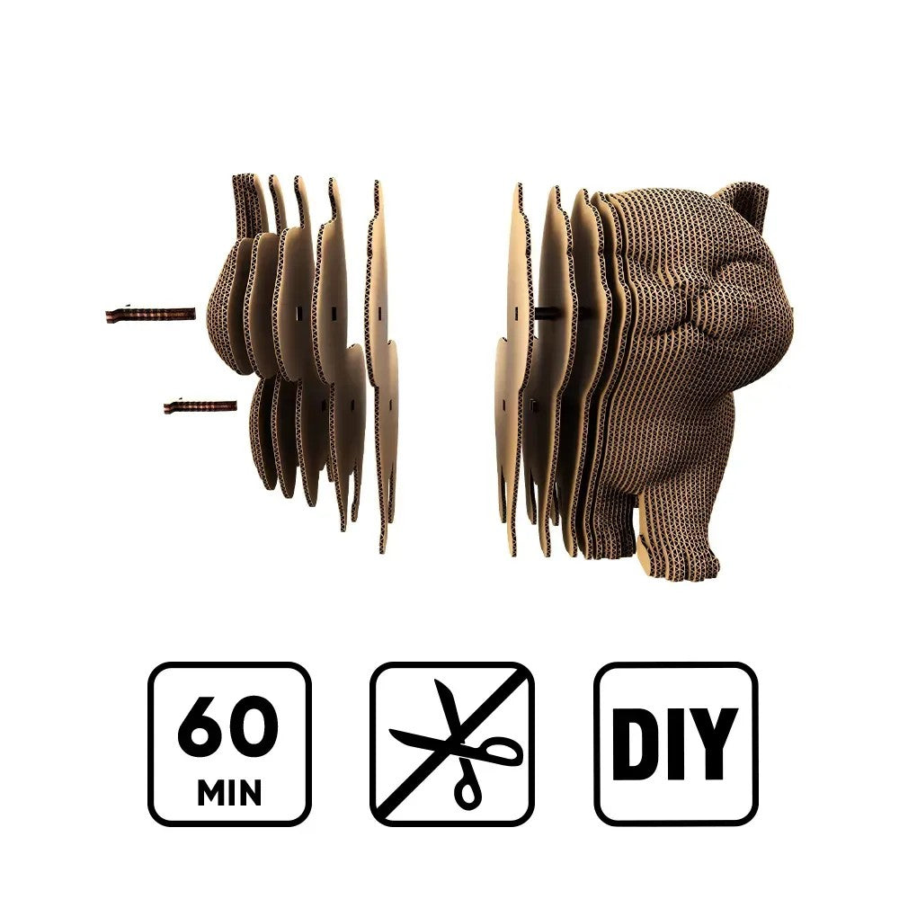 Cartonic Walking Kitten 3D Puzzle