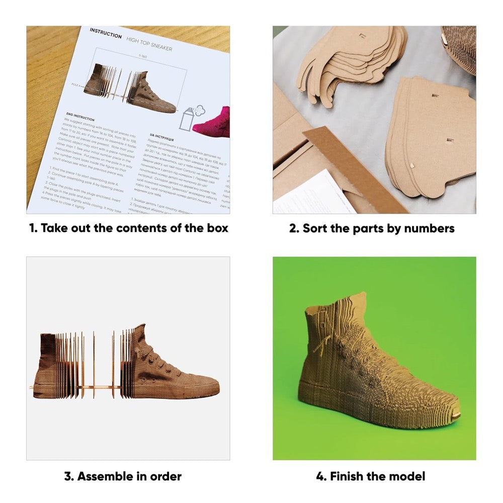 Cartonic Sneaker 3D Puzzle