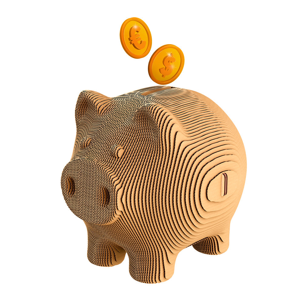 Cartonic Piggy Money Bank 3D Puzzle