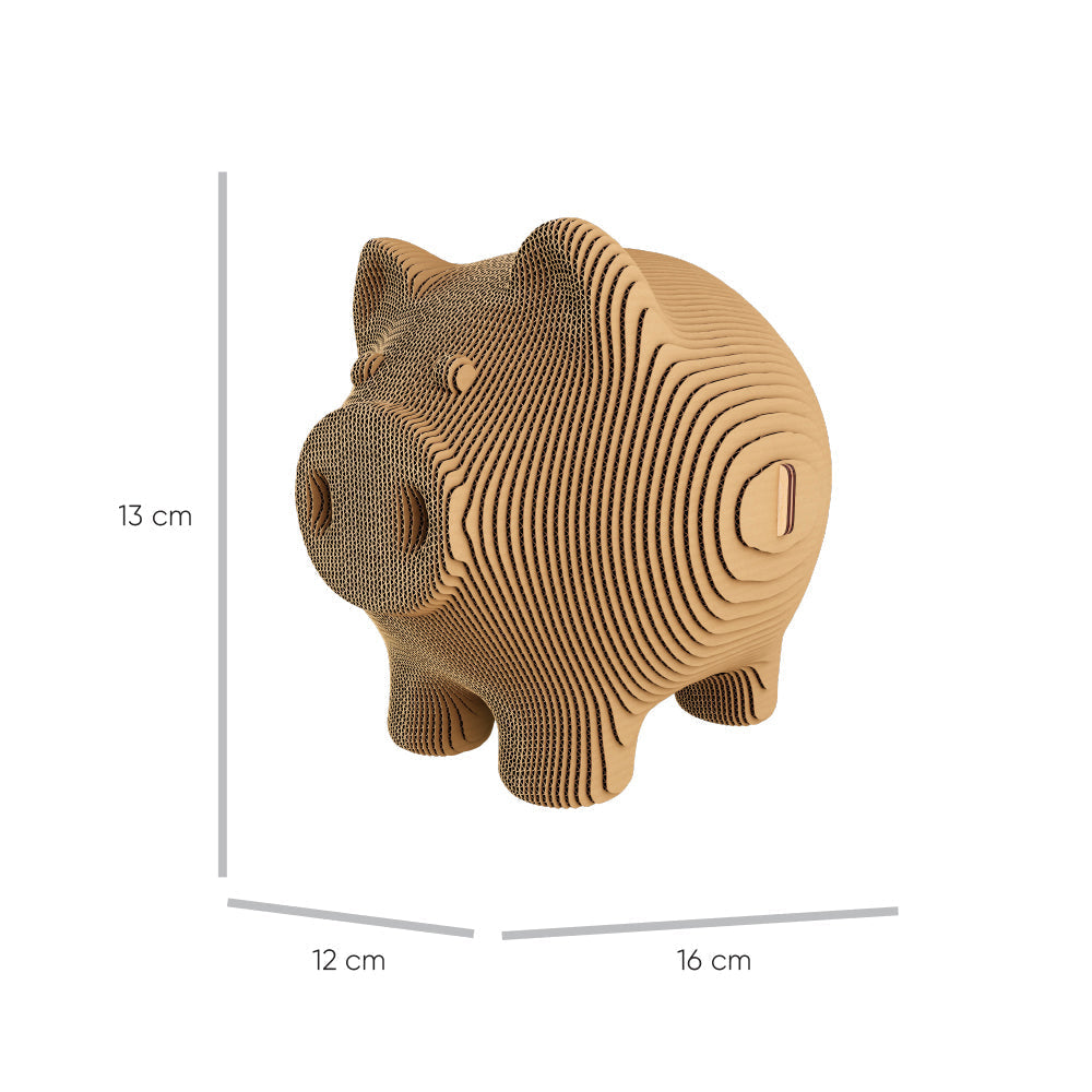 Cartonic Piggy Money Bank 3D Puzzle