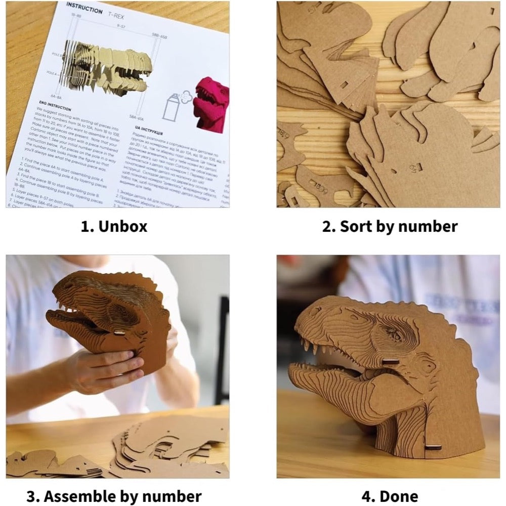 Cartonic T-Rex 3D Puzzle