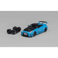 CM Model 64-35RR-07 1/64 Nissan LBWK GT-R R35 Blue