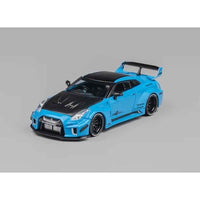 CM Model 64-35RR-07 1/64 Nissan LBWK GT-R R35 Blue
