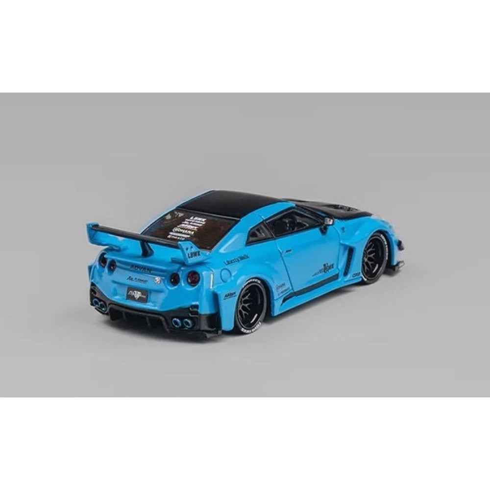 CM Model 64-35RR-07 1/64 Nissan LBWK GT-R R35 Blue