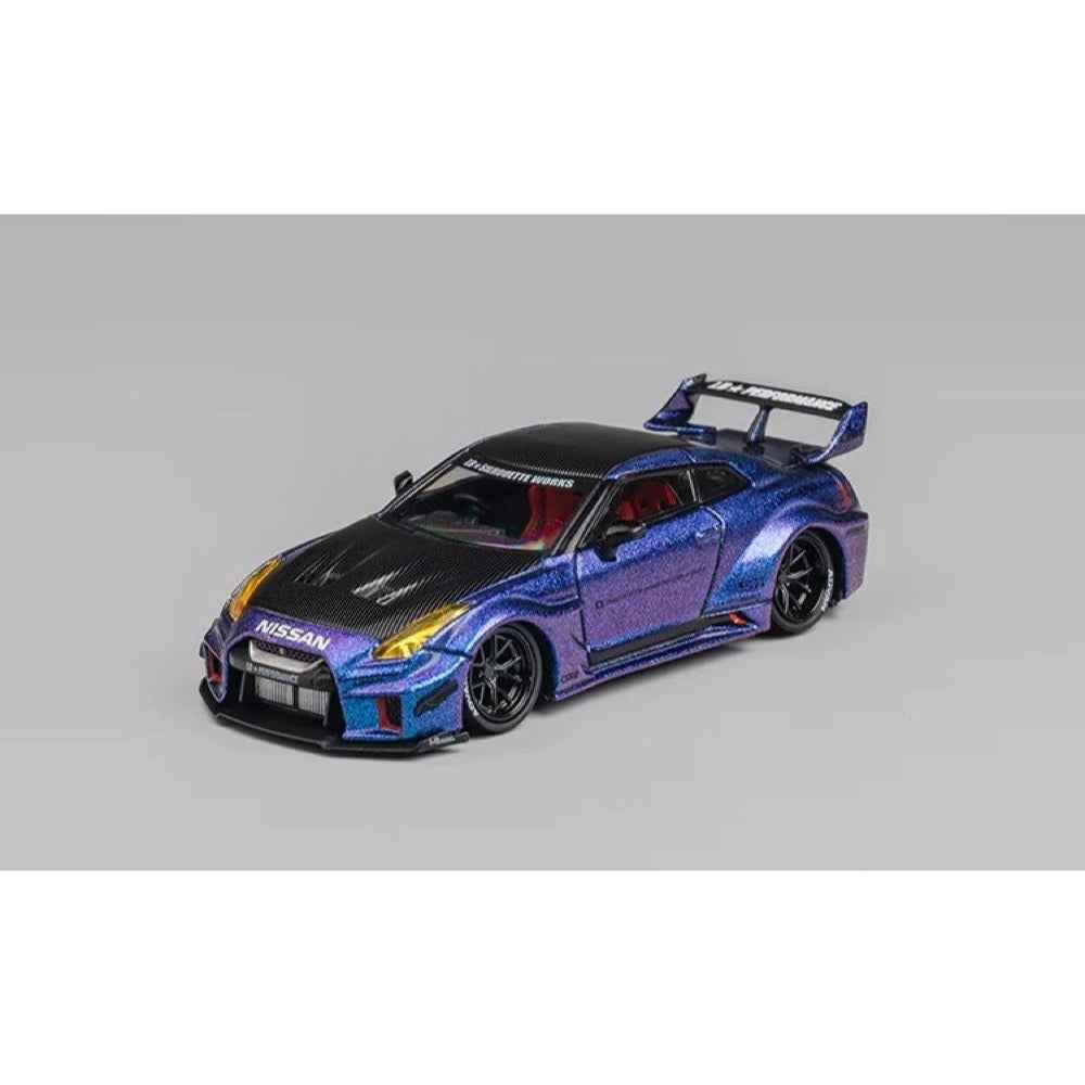 CM Model 64-35RR-16 1/64 Nissan LBWK 35GT-RR Chameleon W Carbon
