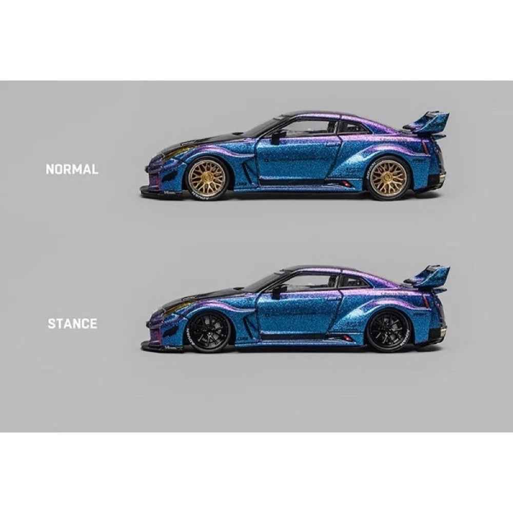 CM Model 64-35RR-16 1/64 Nissan LBWK 35GT-RR Chameleon W Carbon