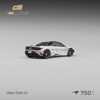 CM Model 1/64 McLaren 750S Spider Silica White