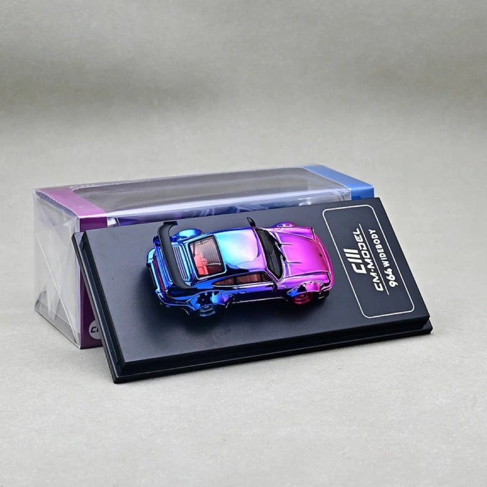 CM Model 64-964-ChromePink 1/64 Porsche 964 Chorme Pink