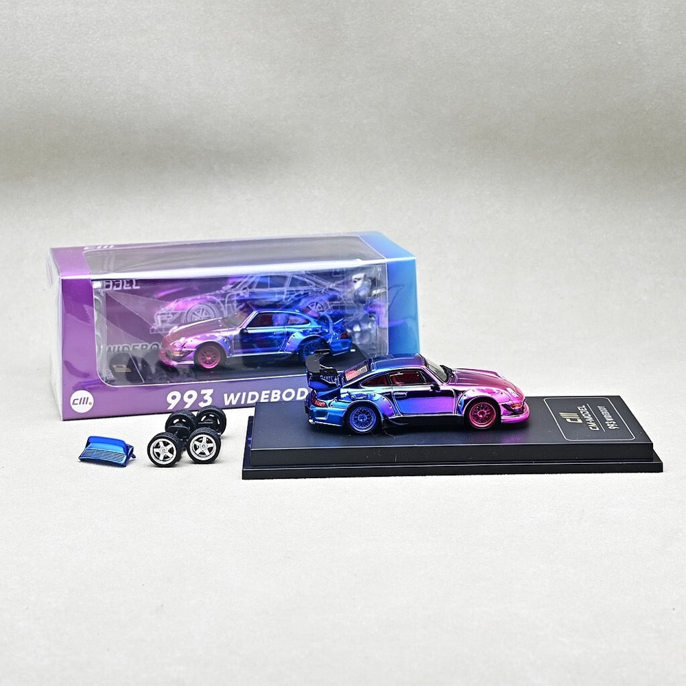 CM Model 64-993-11 1/64 Porsche 993 Magic Purple 6972158314572