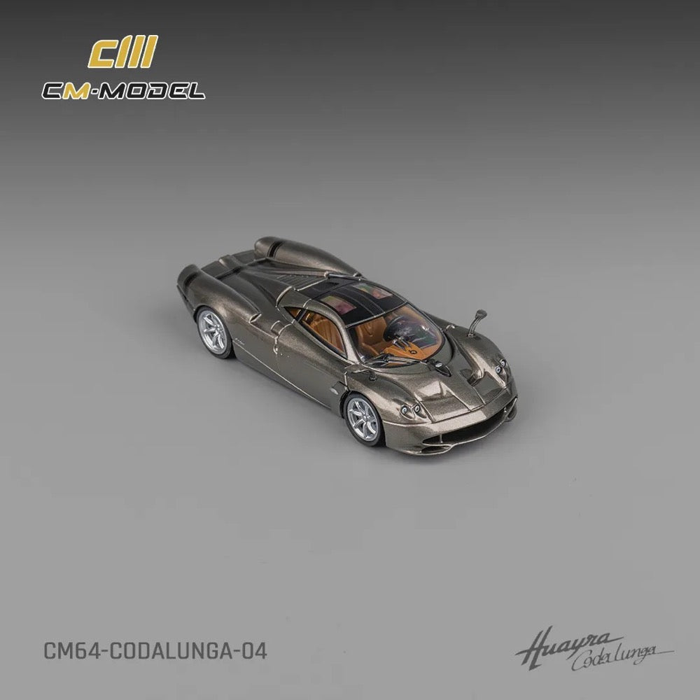 CM Model 1/64 Pagani Codalunga Metal Gun Grey