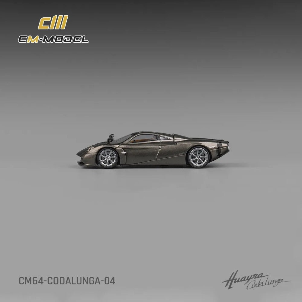 CM Model 1/64 Pagani Codalunga Metal Gun Grey
