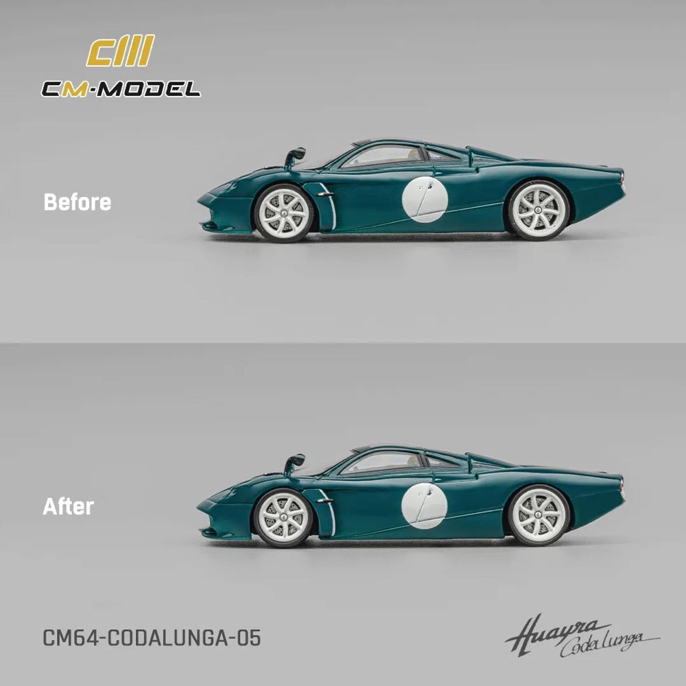 CM Model 1/64 Pagani Codalunga Green