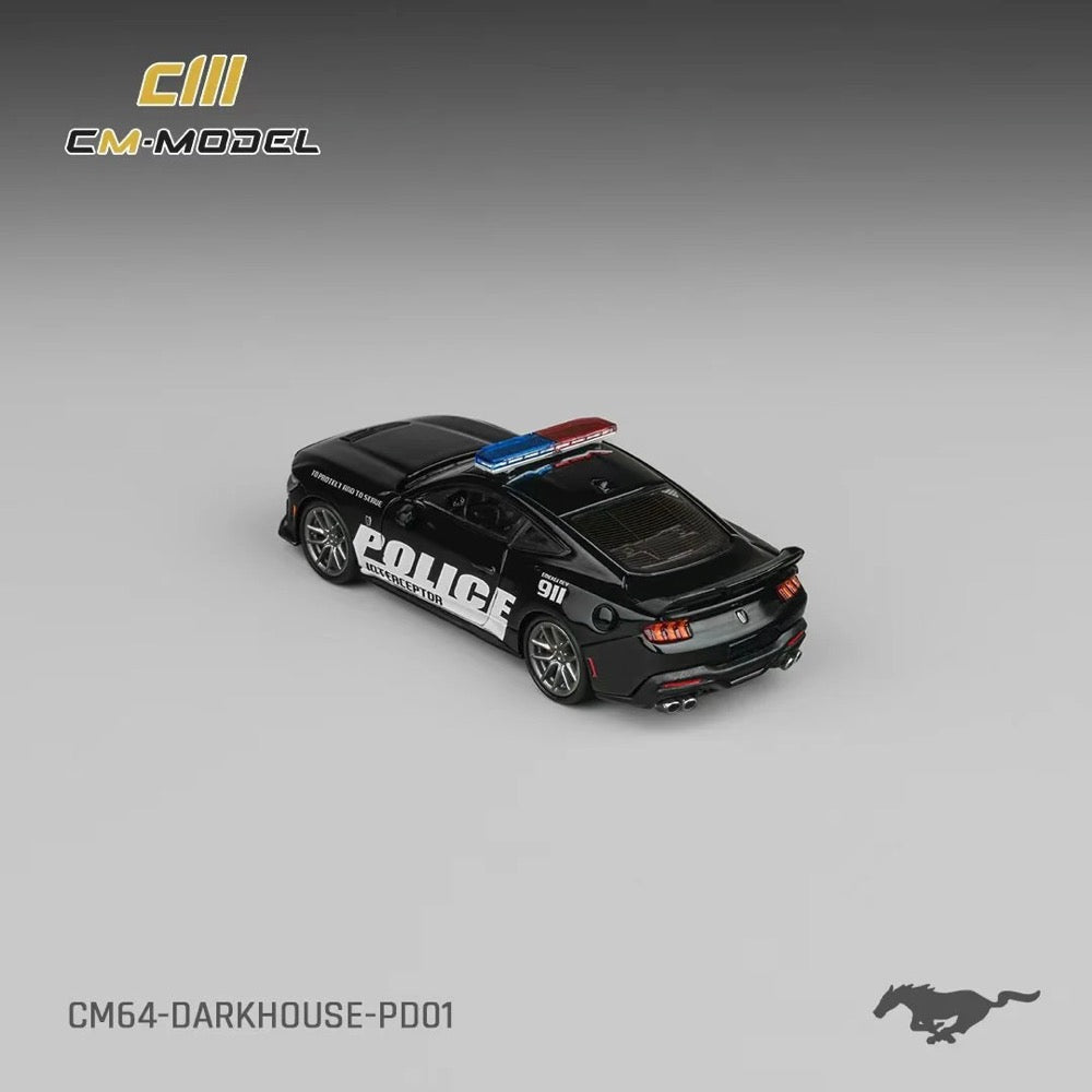 CM Model 1/64 Ford Dark Horse Police Car