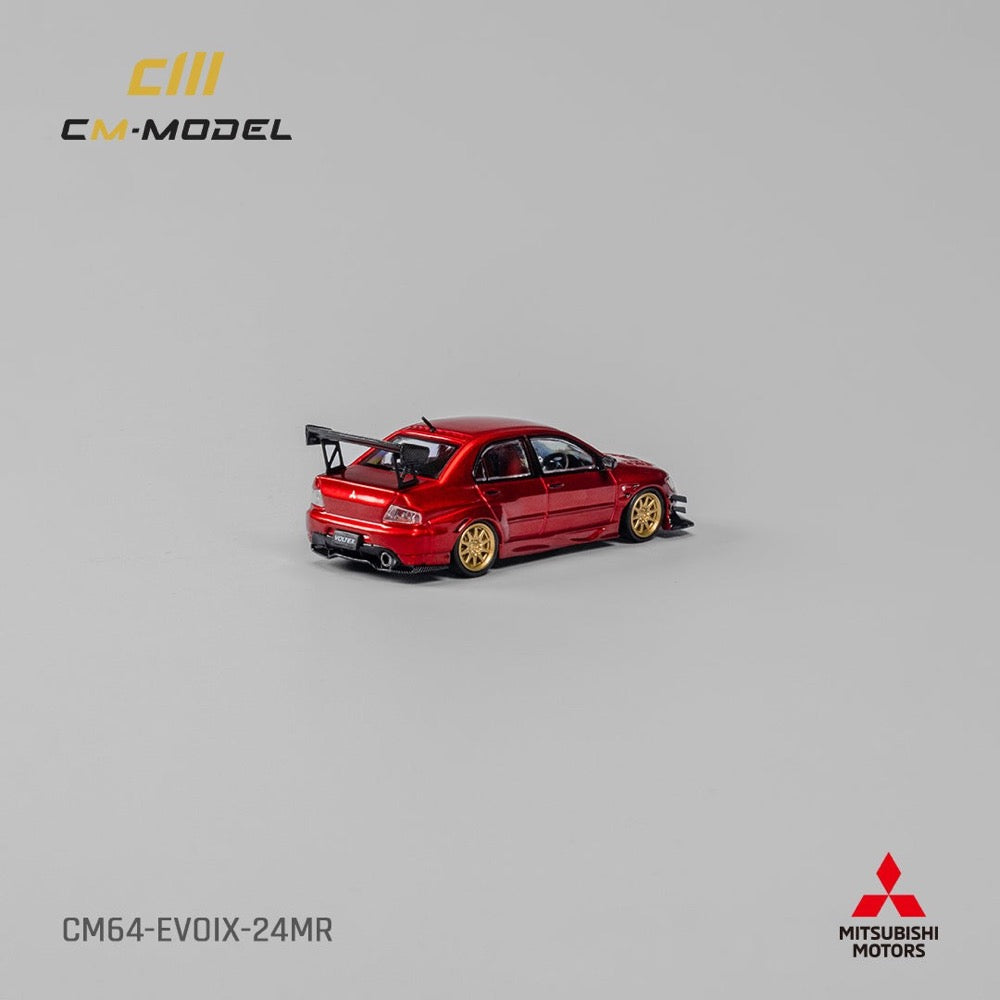CM Model 1/64 Mitsubishi Lancer Evo IX Red Metallic