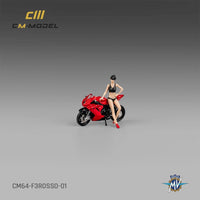 CM Model 1/64 MV Agusta F3 Rosso Red with Showgirl 2022