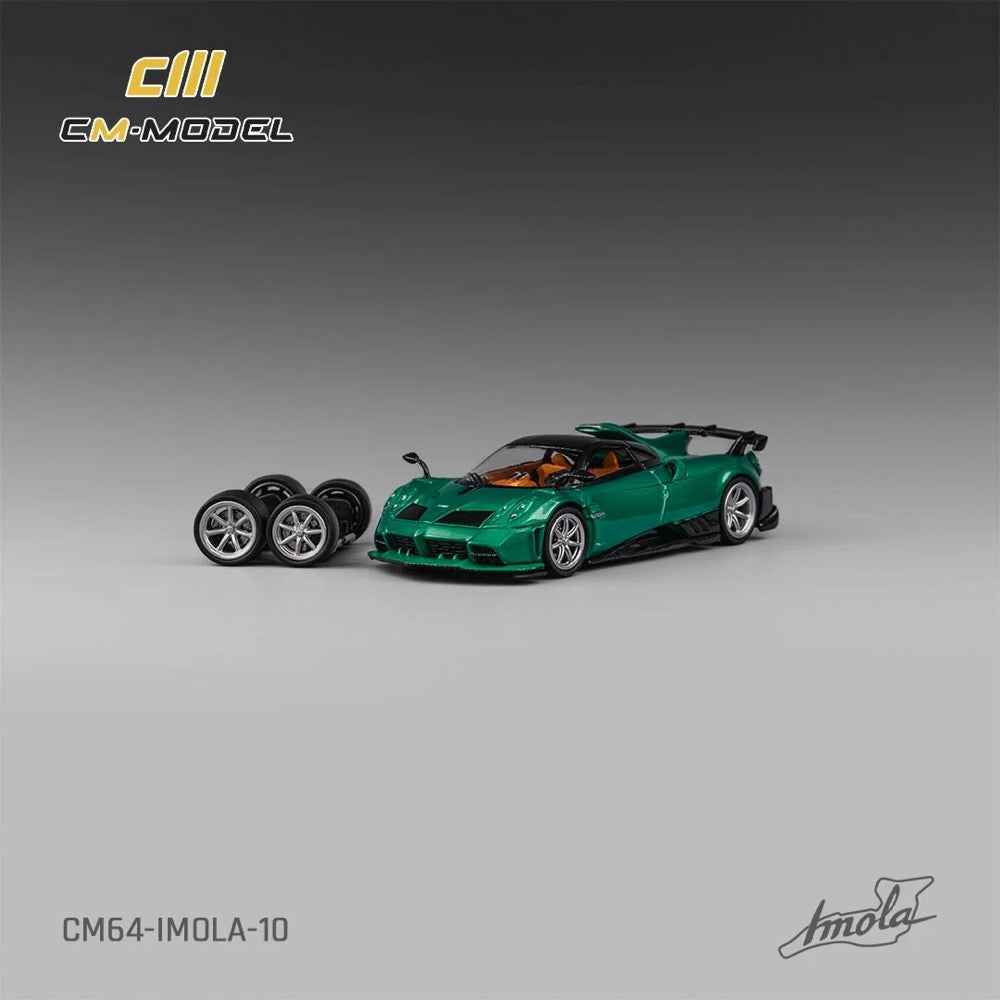 CM Model 1/64 Pagani Imola Metallic Emerald Green