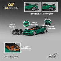 CM Model 1/64 Pagani Imola Metallic Emerald Green