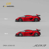 CM Model 64-Jesko-03 1/64 Koenigsegg Jesko Attack Metallic Cherry Red