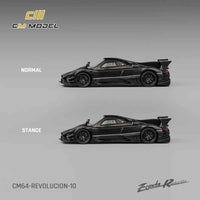 CM Model 64-Revolucion-10 1/64 Pagani Zonda Revolucion Full Carbon