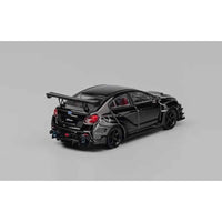 CM Model 64-STI-06 1/64 Subaru Varis WRX STI Wide Body 1.0 Chome Black