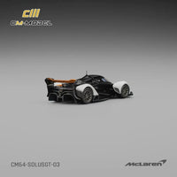 CM Model 1/64 McLaren Solus GT Black / White